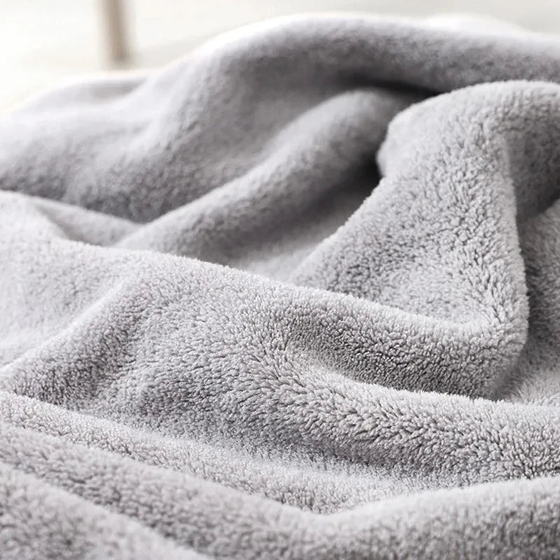 Toddler Bathrobe Warm Sleeping Swaddle Wrap Baby Hooded Towel 3