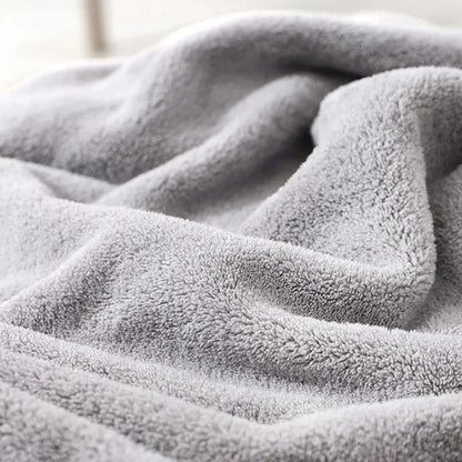 Toddler Bathrobe Warm Sleeping Swaddle Wrap Baby Hooded Towel 3