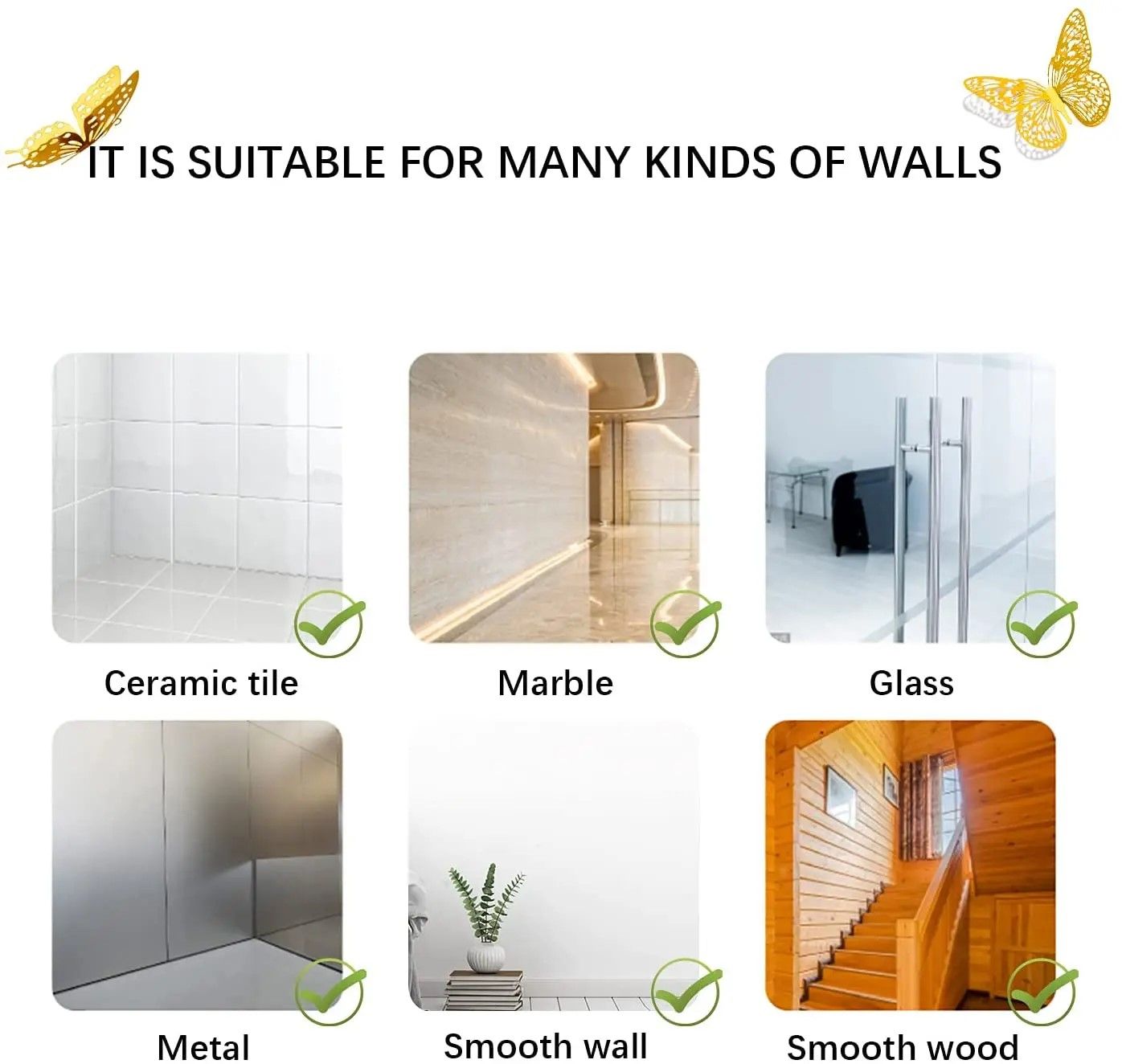 Luminous 3D Butterfly Wall Sticker Set  12Piece GlowUp DIY Home Decor 5