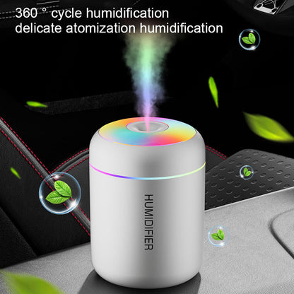 Mini USB Air Humidifier Aroma Diffuser Essential Oil Purifier Mist Maker Colourful Lights 4