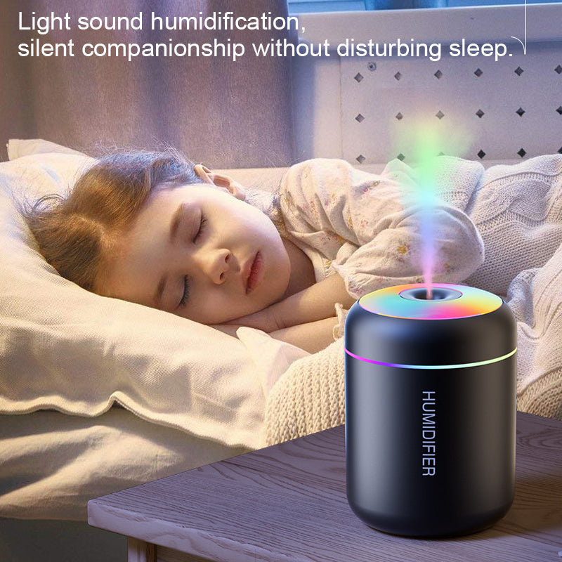 Mini USB Air Humidifier Aroma Diffuser Essential Oil Purifier Mist Maker Colourful Lights 5