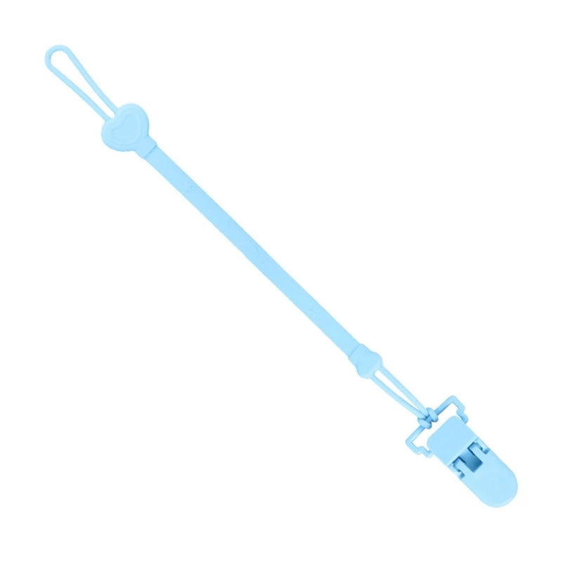 Nursing Accessories for Newborns, Silicone Teething Pacifier Chain Clip