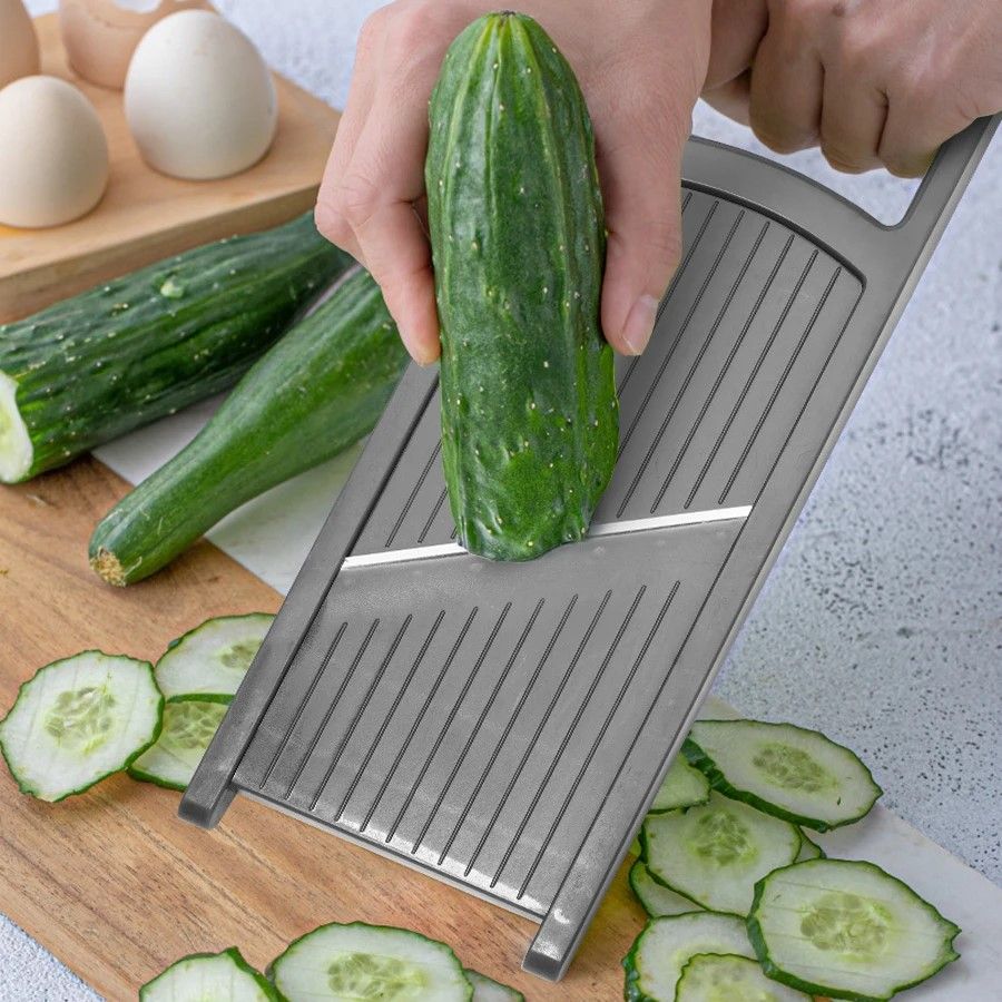 SliceMaster Pro Stainless Steel Vegetable  Potato Handheld Slic 10