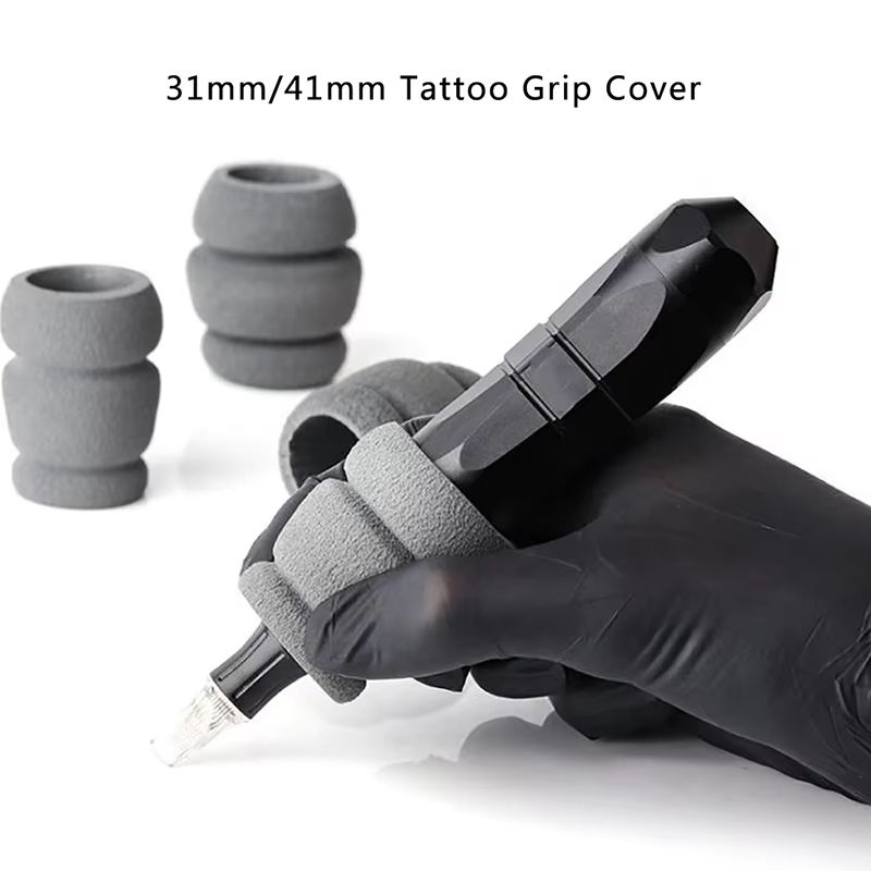 Memory Foam Tattoo Grip Cover 1.22 in 1.61 in Pen Machine Sleeve