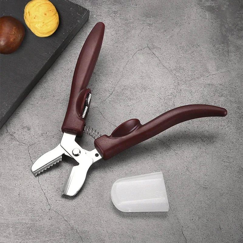 Stainless Steel Chestnut Peanut Opener Walnut Clip Multifunctional Sheller Cutter Gadgets 4