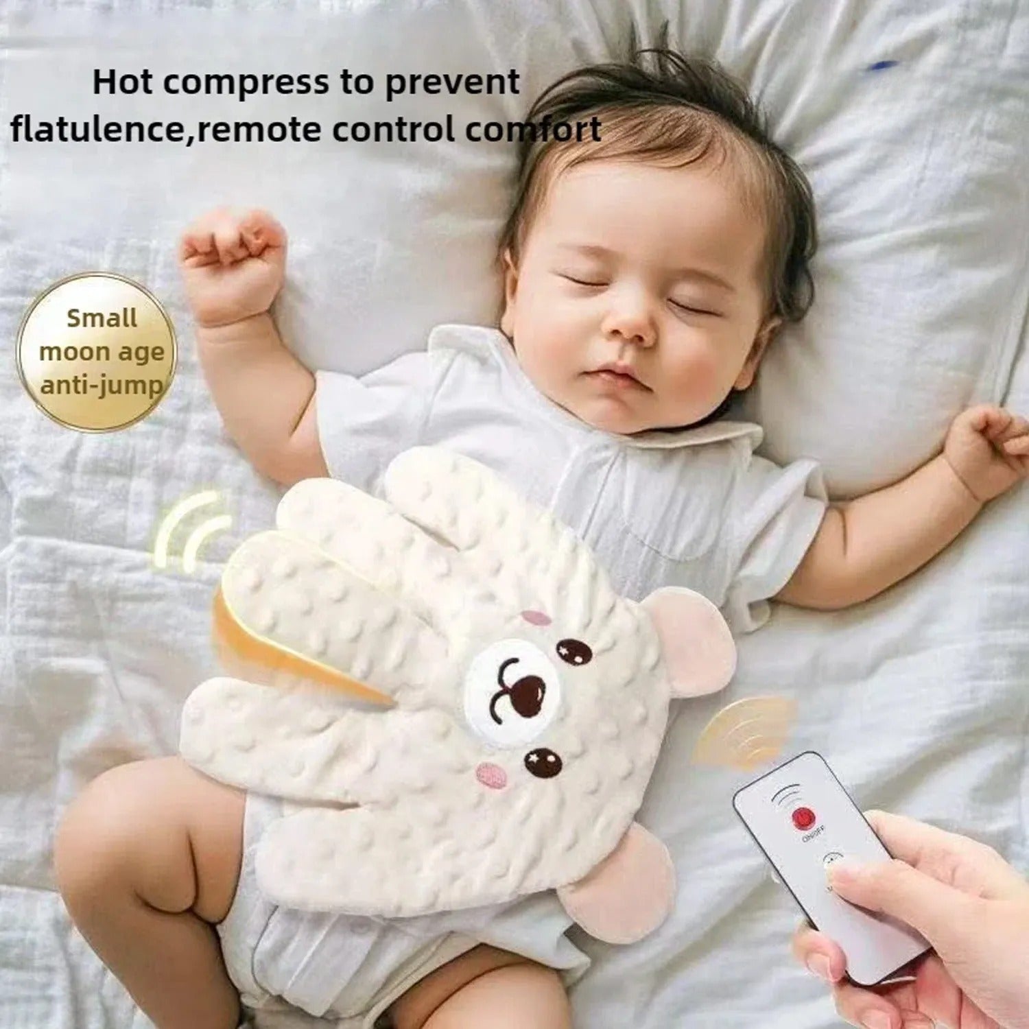 Baby Soothing Palm Pillow With Remote Control Calming Sleep Aid 1