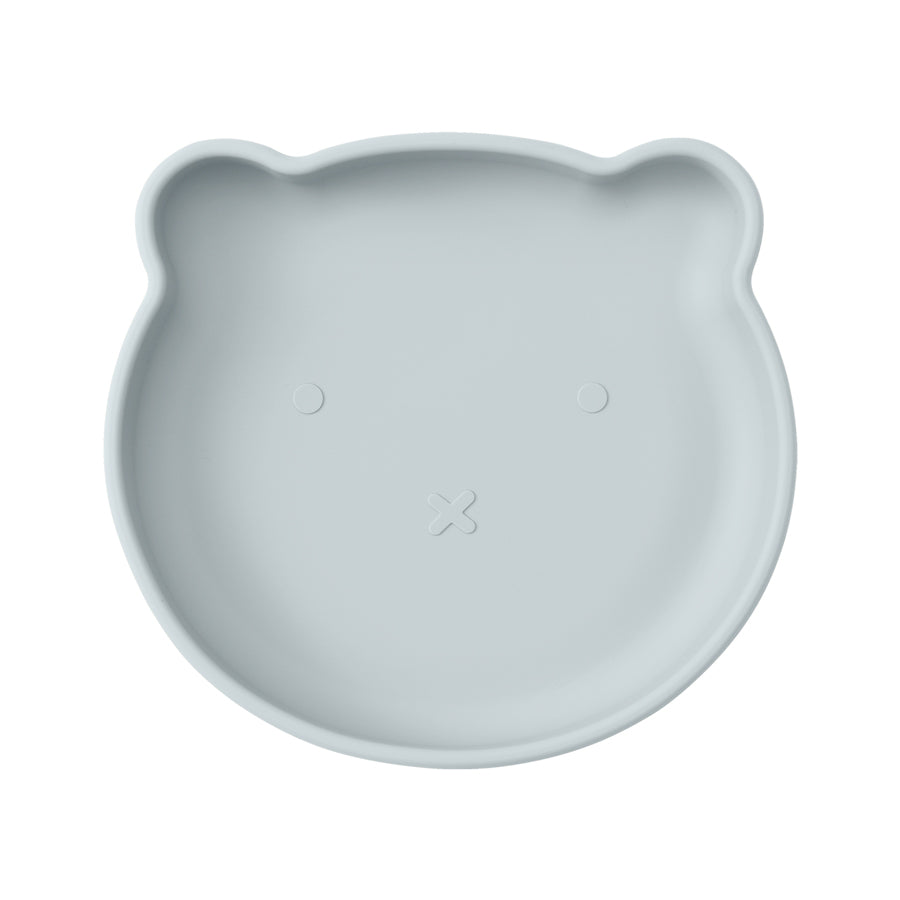Suction Silicone Baby Plate, Cartoon Bear Shape Eating Plate, Baby Food Storage, Kids Tableware for Training