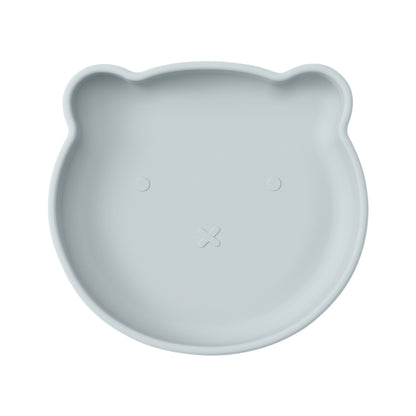 Suction Silicone Baby Plate, Cartoon Bear Shape Eating Plate, Baby Food Storage, Kids Tableware for Training