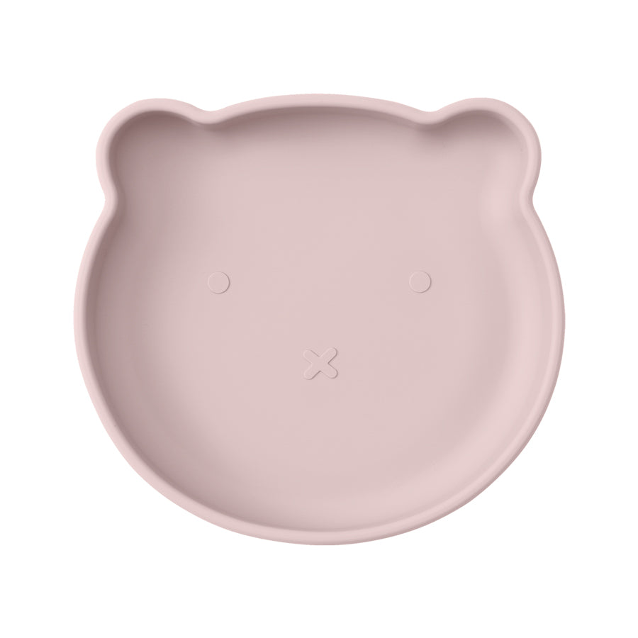 Suction Silicone Baby Plate, Cartoon Bear Shape Eating Plate, Baby Food Storage, Kids Tableware for Training
