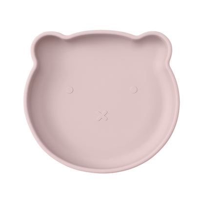 Suction Silicone Baby Plate, Cartoon Bear Shape Eating Plate, Baby Food Storage, Kids Tableware for Training