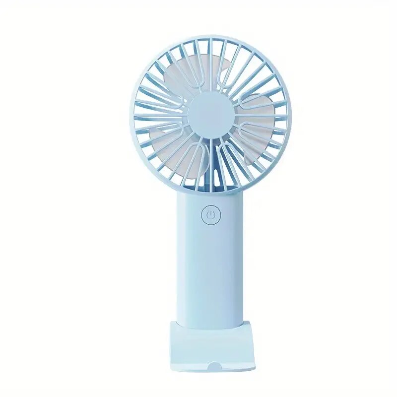 Portable Mini USB Charging Handheld Fan, Outdoor Small Fan With Mobile Phone Holder