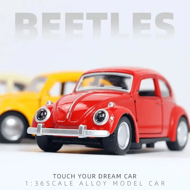 Vintage Beetle Alloy Car Model Toy