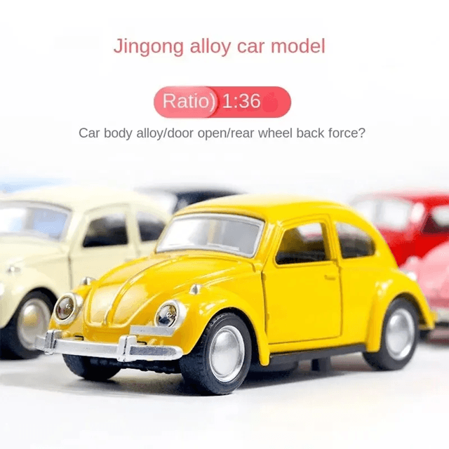 Vintage Beetle Alloy Car Model Toy 2