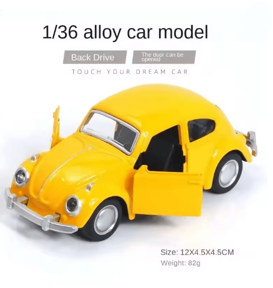 Vintage Beetle Alloy Car Model Toy 4