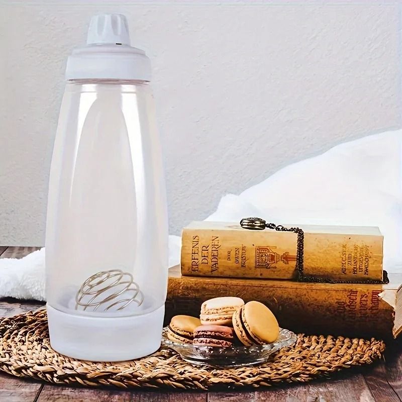 Pancake Batter Bottle Mixer With Blender Ball For Smooth Baking Preparation 5