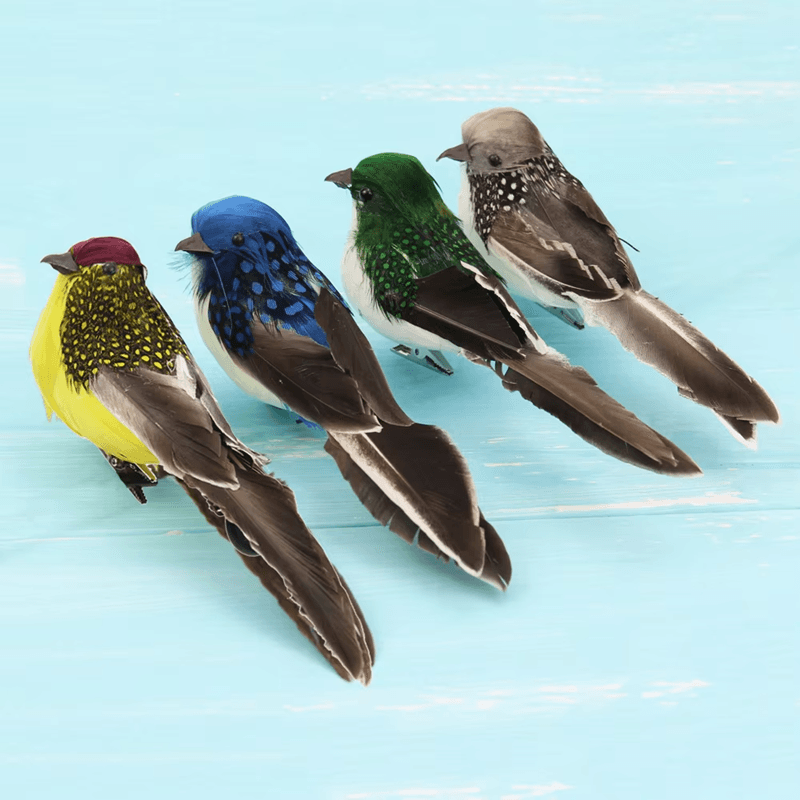 RealTouch Feather Sparrow Decor Bird 2