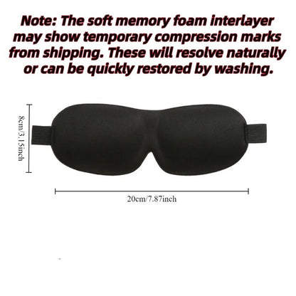 3D Memory Foam Sleep Mask For Light Blocking And Comfortable Rest 2