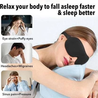 3D Memory Foam Sleep Mask For Light Blocking And Comfortable Rest 3
