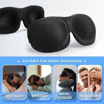 3D Memory Foam Sleep Mask For Light Blocking And Comfortable Rest 5