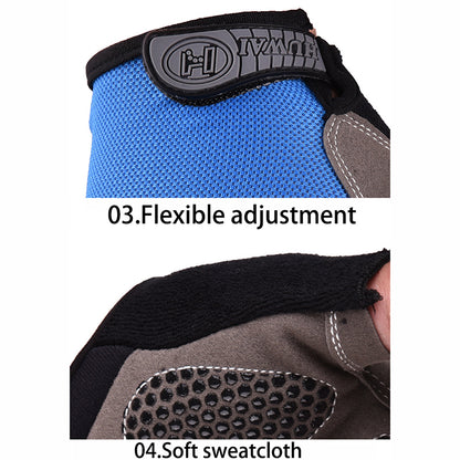 Fingerless Gym Gloves For Men Women AntiSlip Breathable Sports Gloves For Cycling  Bodybuilding Exe 3