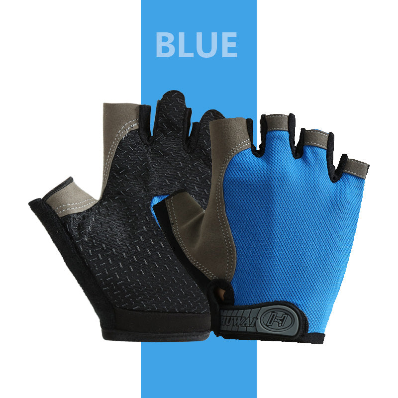 Fingerless Gym Gloves For Men Women AntiSlip Breathable Sports Gloves For Cycling  Bodybuilding Exe 9
