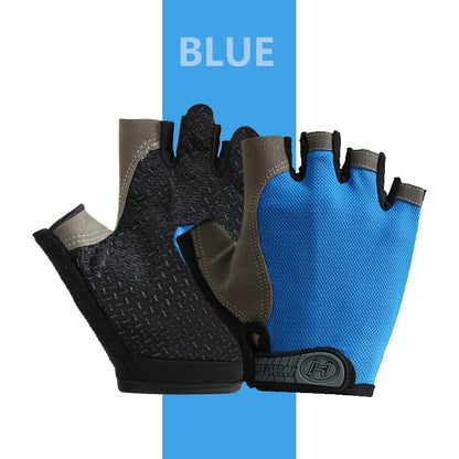 Fingerless Gym Gloves For Men Women AntiSlip Breathable Sports Gloves For Cycling  Bodybuilding Exe 9