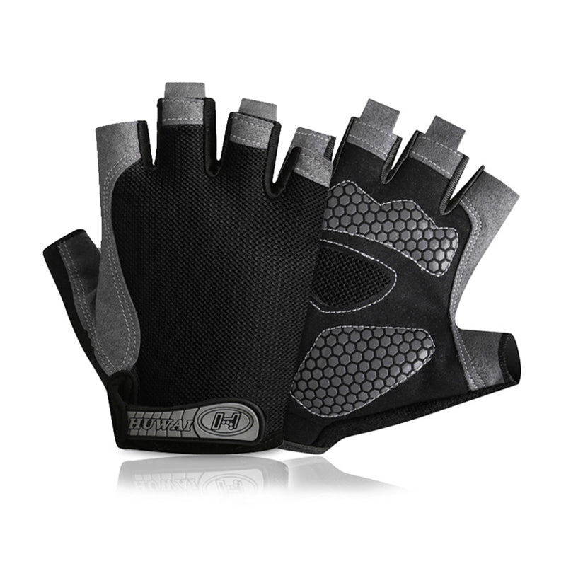 Fingerless Gym Gloves For Men Women AntiSlip Breathable Sports Gloves For Cycling  Bodybuilding Exe 10