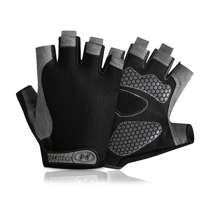 Fingerless Gym Gloves For Men Women AntiSlip Breathable Sports Gloves For Cycling  Bodybuilding Exe 10