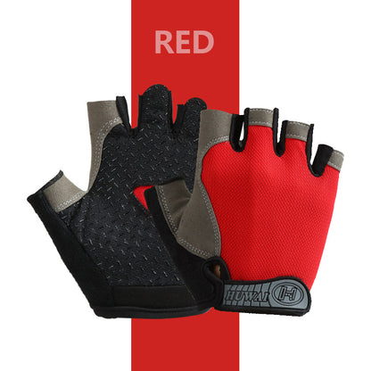 Fingerless Gym Gloves For Men Women AntiSlip Breathable Sports Gloves For Cycling  Bodybuilding Exe 12