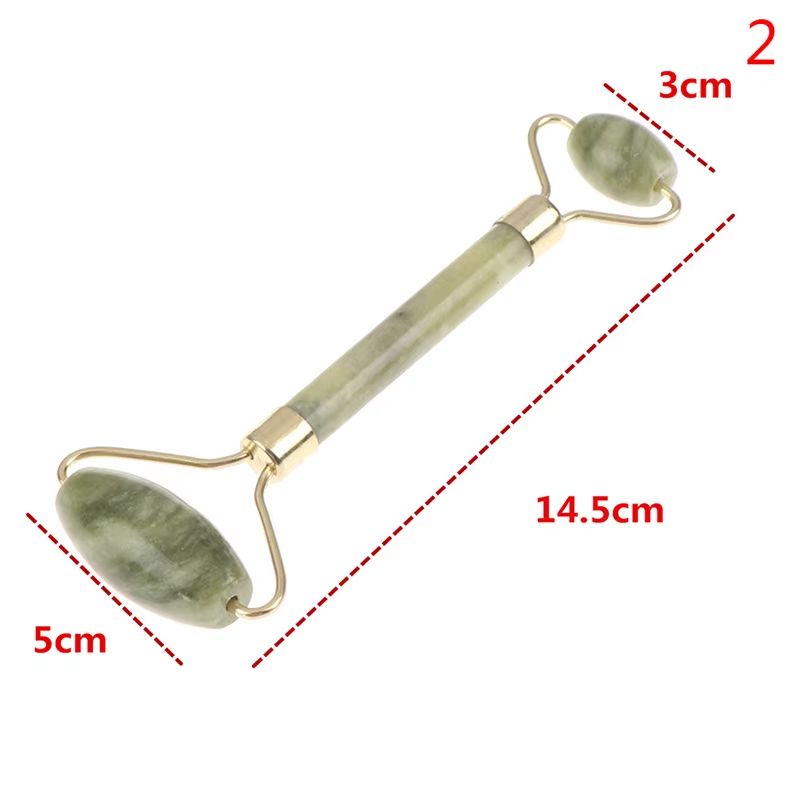Natural Rose Jade Roller  Gua Sha Board Set  Facial Eye  Body Massage Tool For Skin Lifting And Ten 8