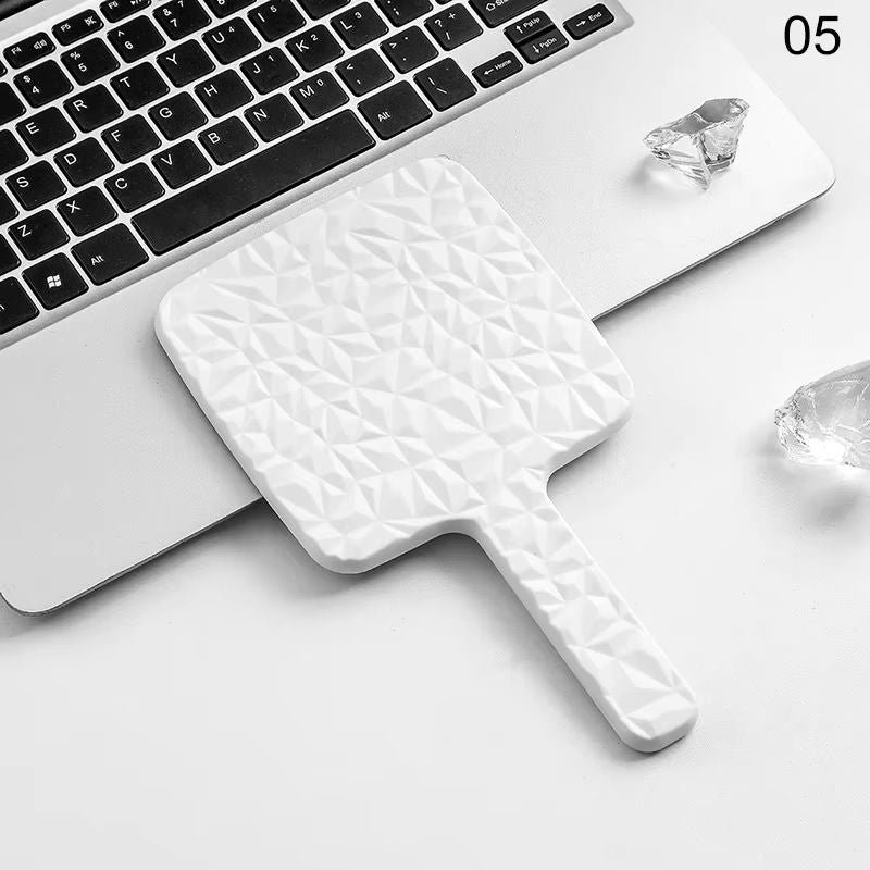 HeartShaped Handheld Eyelash Inspection Mirror  Portable Makeup Gadget 11