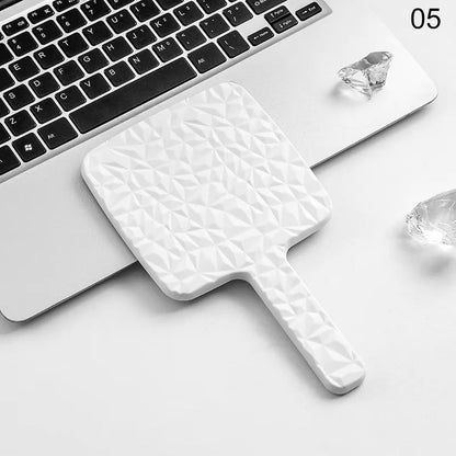HeartShaped Handheld Eyelash Inspection Mirror  Portable Makeup Gadget 11