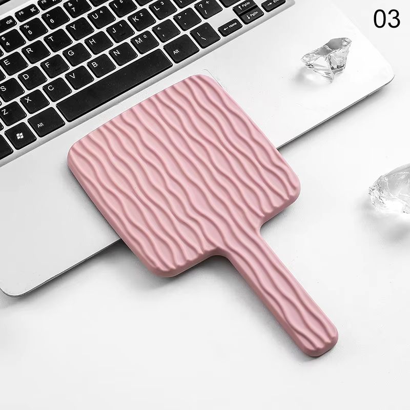 HeartShaped Handheld Eyelash Inspection Mirror  Portable Makeup Gadget 6