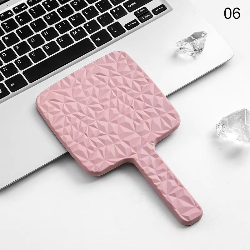 HeartShaped Handheld Eyelash Inspection Mirror  Portable Makeup Gadget 14