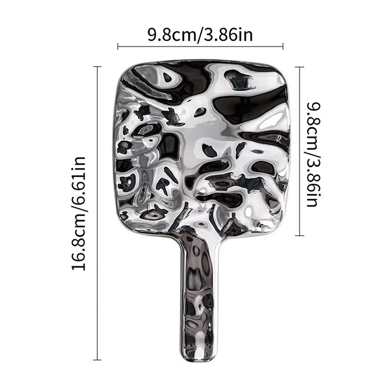 HeartShaped Handheld Eyelash Inspection Mirror  Portable Makeup Gadget 15