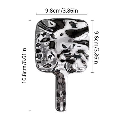 HeartShaped Handheld Eyelash Inspection Mirror  Portable Makeup Gadget 15