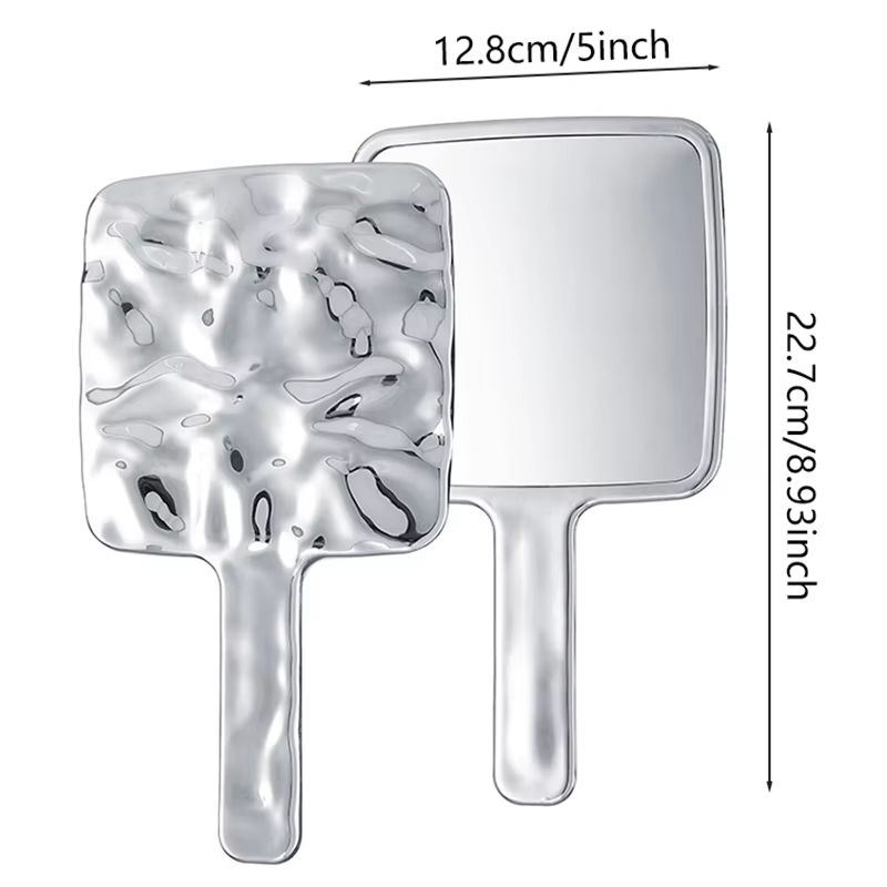 HeartShaped Handheld Eyelash Inspection Mirror  Portable Makeup Gadget 16