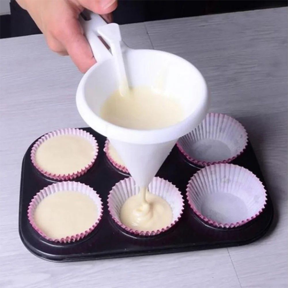 PrecisionFlow Baking Funnel Dispenser  Adjustable Batter  Chocolate Pouring Tool 1