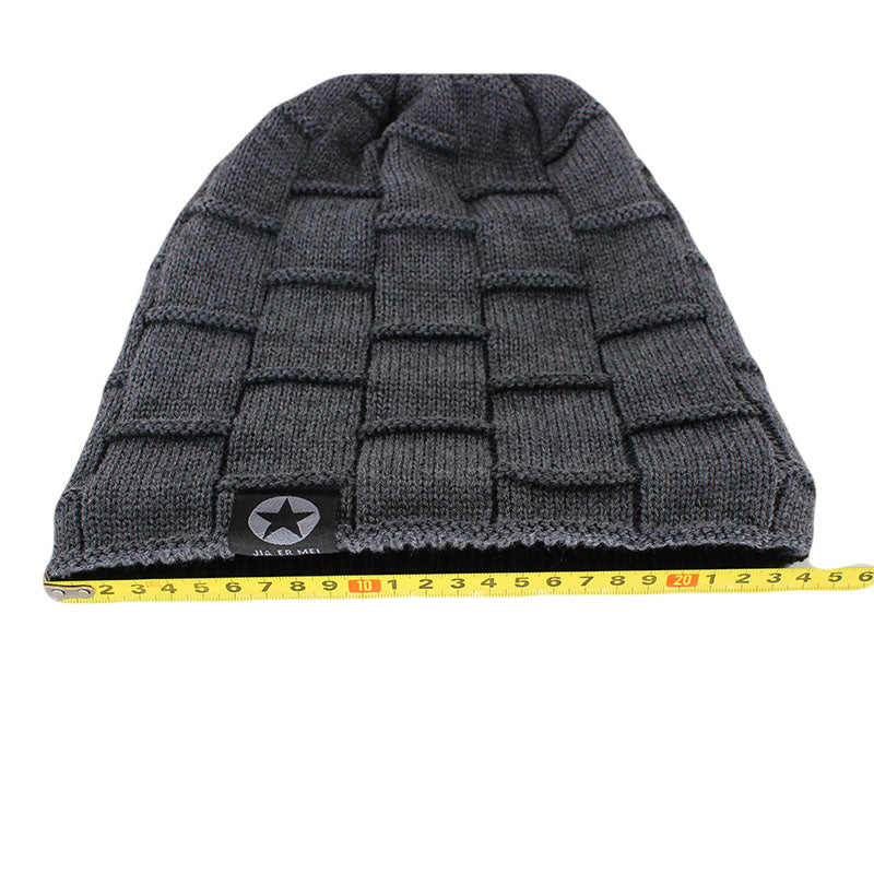Thick Soft Stretch Beanie Hat Knit Wool Winter Hat For Men And Women New Unisex Fashion Outdoor Sku 1