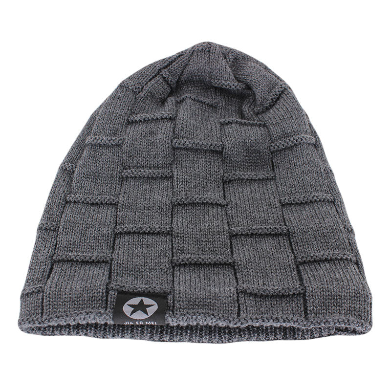Thick Soft Stretch Beanie Hat Knit Wool Winter Hat For Men And Women New Unisex Fashion Outdoor Sku 4