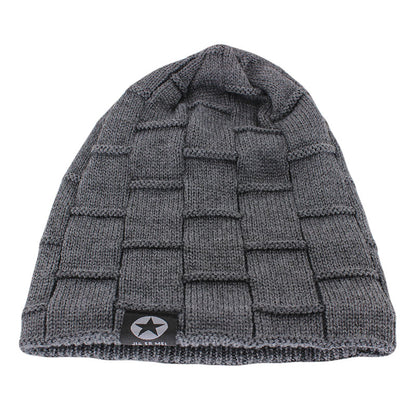 Thick Soft Stretch Beanie Hat Knit Wool Winter Hat For Men And Women New Unisex Fashion Outdoor Sku 4