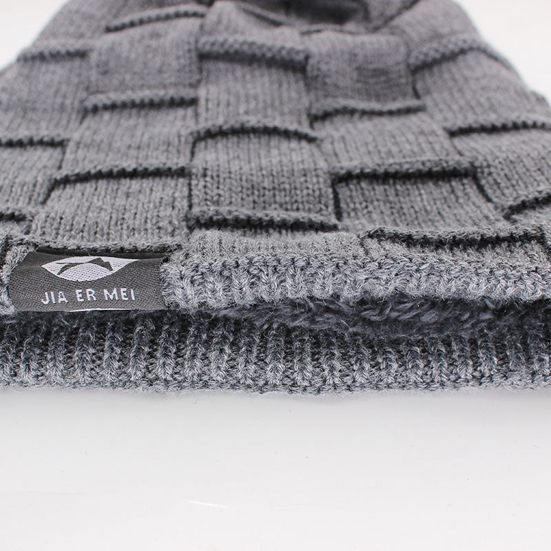 Thick Soft Stretch Beanie Hat Knit Wool Winter Hat For Men And Women New Unisex Fashion Outdoor Sku 5