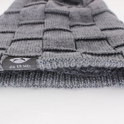 Thick Soft Stretch Beanie Hat Knit Wool Winter Hat For Men And Women New Unisex Fashion Outdoor Sku 5