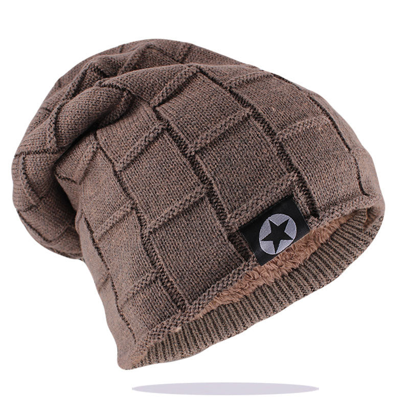 Thick Soft Stretch Beanie Hat Knit Wool Winter Hat For Men And Women New Unisex Fashion Outdoor Sku 7