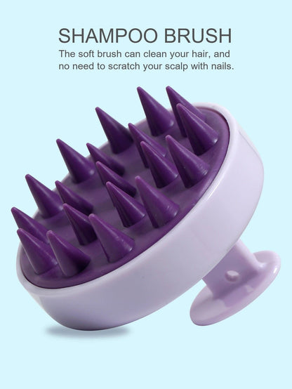Silicone Spa Scalp Massager Brush  Ergonomic DeepClean Shampoo Comb  Scalp Massage Tool 6