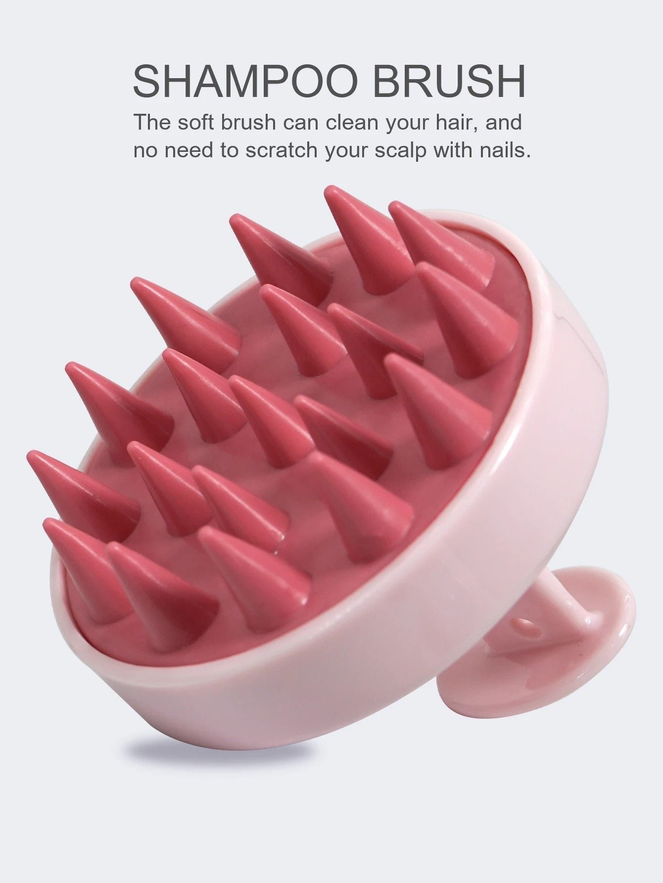 Silicone Spa Scalp Massager Brush  Ergonomic DeepClean Shampoo Comb  Scalp Massage Tool 3