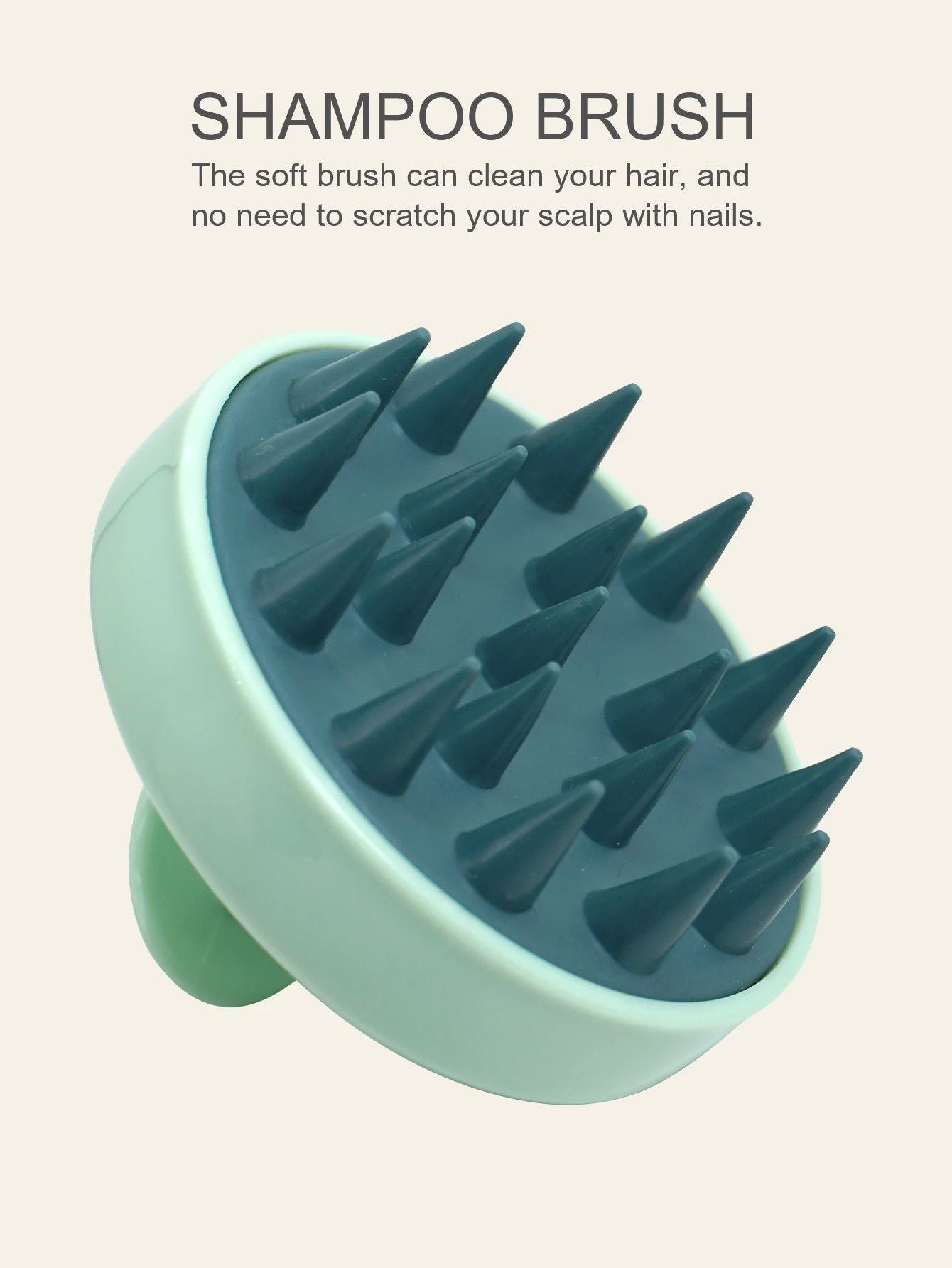 Silicone Spa Scalp Massager Brush  Ergonomic DeepClean Shampoo Comb  Scalp Massage Tool 10