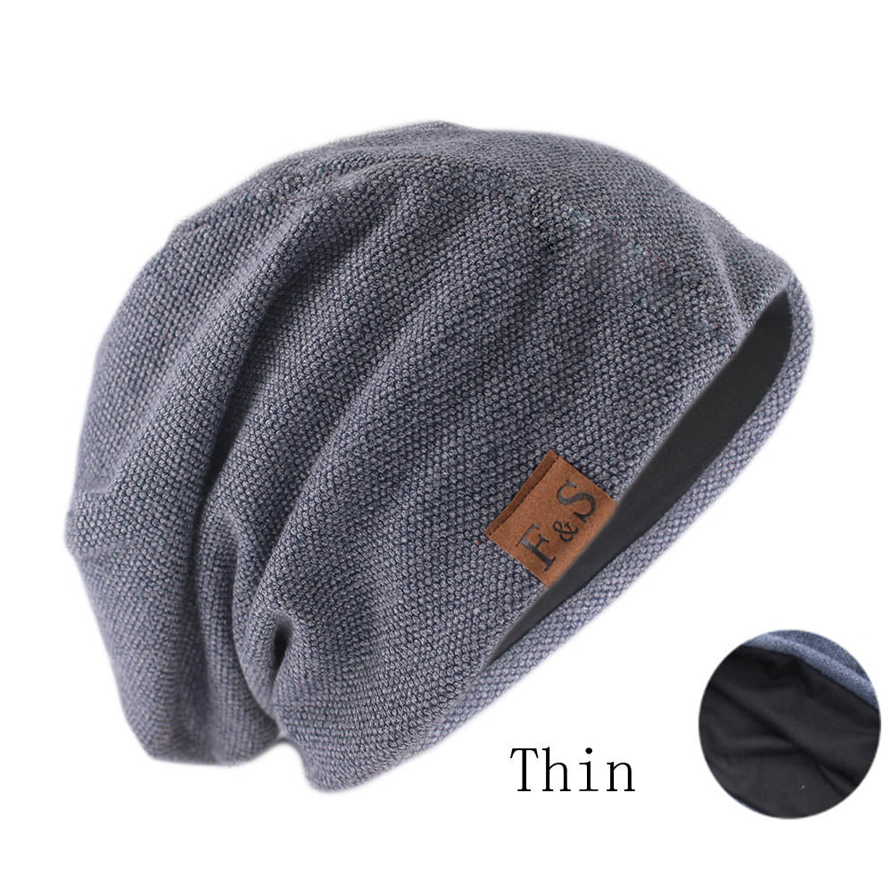 Spring Casual Soft Turban Hats Fashion Bonnet Hat For Men And Women Autumn Knitted Skullies Beanies 5