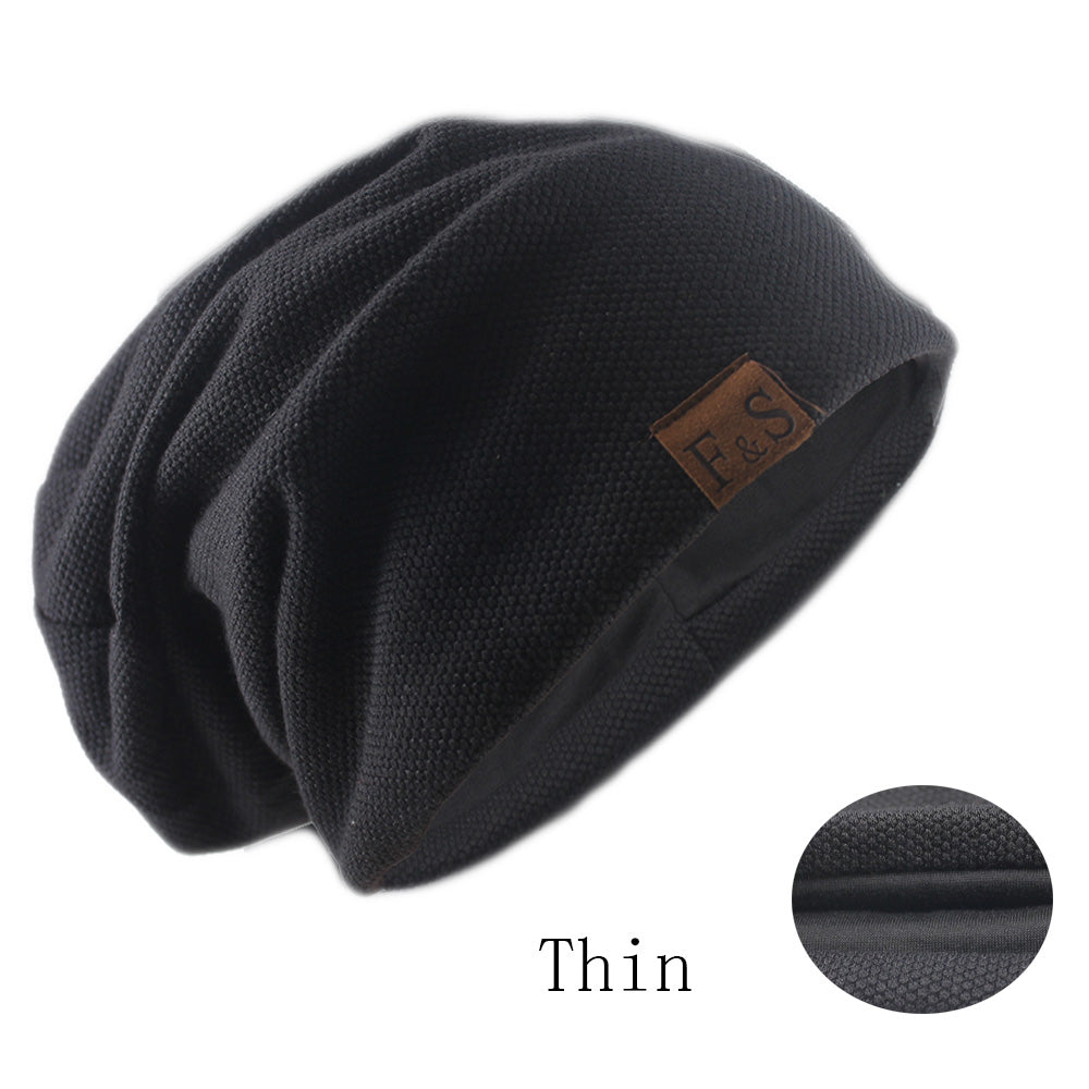 Spring Casual Soft Turban Hats Fashion Bonnet Hat For Men And Women Autumn Knitted Skullies Beanies 9