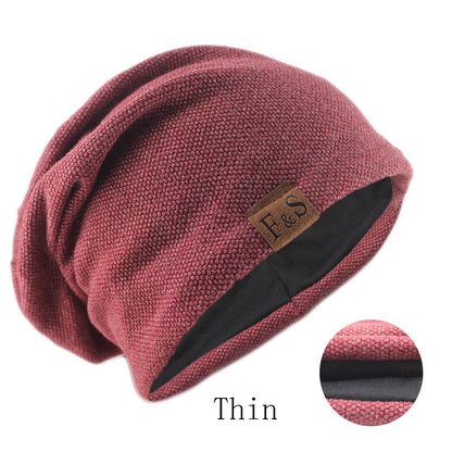 Spring Casual Soft Turban Hats Fashion Bonnet Hat For Men And Women Autumn Knitted Skullies Beanies 10